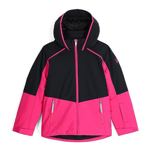 Spyder Conquer Jacket für Mädchen - Grösse 140 - Fabe schwarz/pink von Spyder
