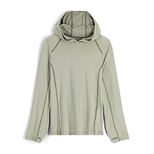 Spyder Damen Arc Graphene Tech Hoodie, Seagrass, M von Spyder