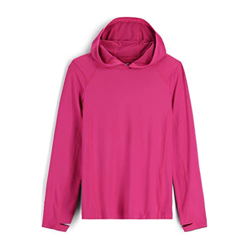 Spyder Damen Arc Graphene Tech Hoodie Wanderhemd, Orchidee, L von Spyder