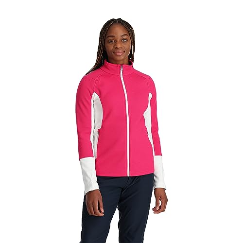 Spyder Damen Bandita Jacket Fleecejacke, Pink, 38 von Spyder
