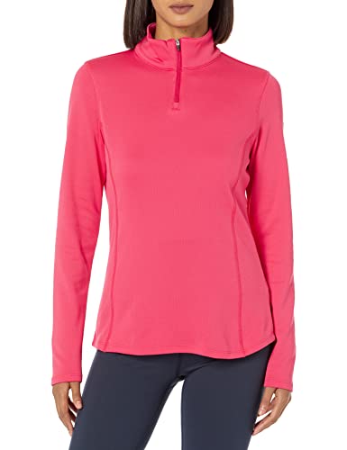 Spyder Damen Baselayer Zip T-Neck, Kirschrot, S von Spyder