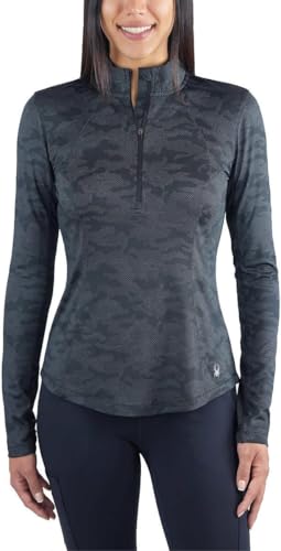 Spyder Damen Tech Quarter Zip Top Shirt, Schwarz, XX-Large Mehr von Spyder