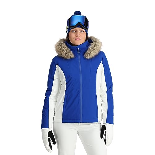 Spyder Damen Vida Isolierte Skijacke, Blau (Electric Blue), 4 von Spyder