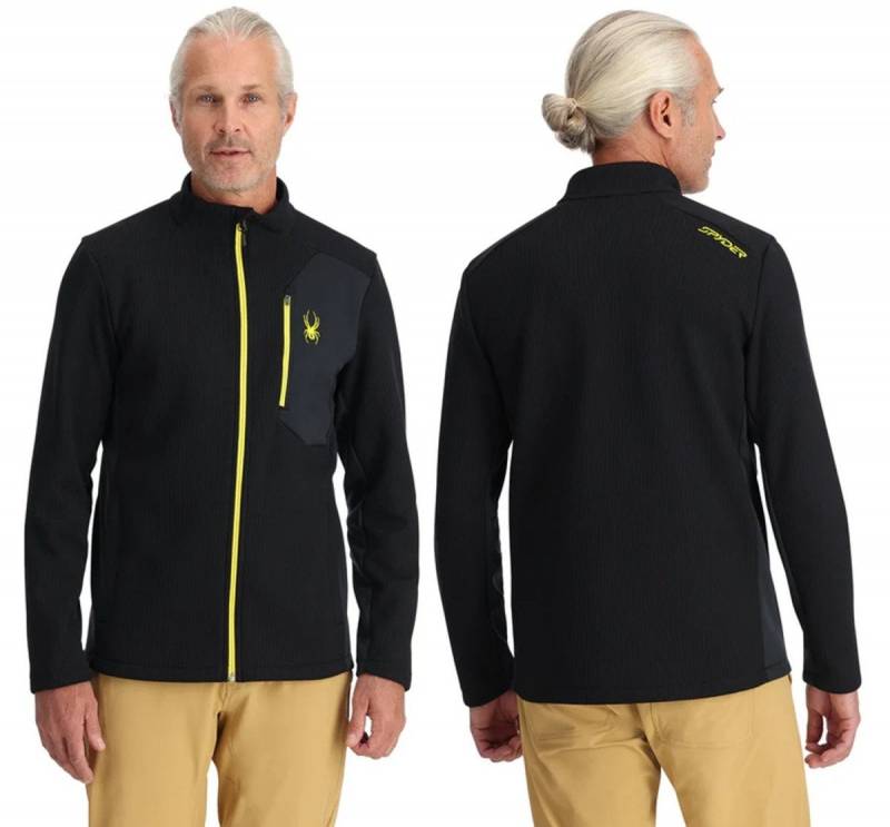 Spyder Fleecejacke Spyder Bandit Full Zip Zipp Jacket Herren Fleece Jacke 38A485324 BLK2 von Spyder