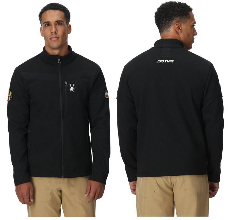Spyder Fleecejacke Spyder Wengen Bandit Jacket Herren Fleece Jacke 38A483504 BLK von Spyder