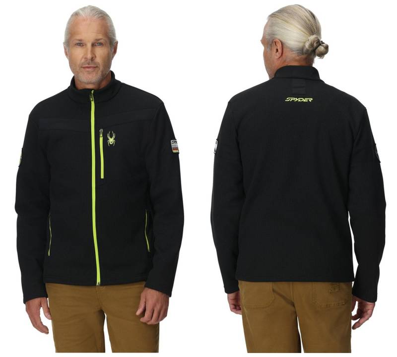 Spyder Fleecejacke Spyder Wengen Bandit Jacket Herren Fleece Jacke 38A483504 BLK1 von Spyder