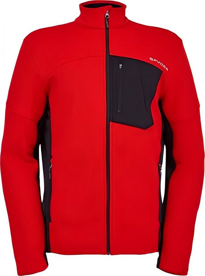 Spyder Fleecejacke Wengen Bandit 1/2 Zip Fleece für Herren - Farbe twisted orange von Spyder