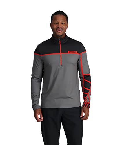 Spyder Herren Capitol Zip T-Neck, Polar von Spyder