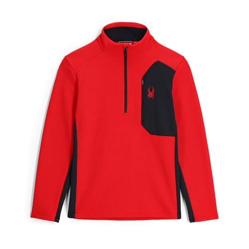 Spyder Herren Fleecepullover BANDIT Regular Fit hochrot (499), M von Spyder