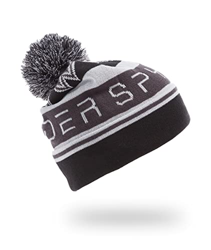 Spyder Herren Men's Icebox Hat Beanie, schwarz, Einheitsgröße von Spyder