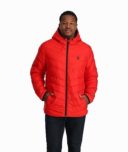 Spyder Herren Peak Synthetic Down Isolator Jacke, Vulkan, XXL von Spyder
