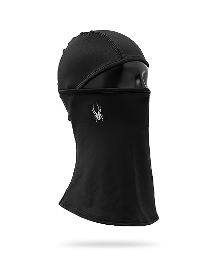 Spyder Herren Pivot Balaclava Ski Warm Face Mask Sturmhaube, Schwarz, Einheitsgre von Spyder