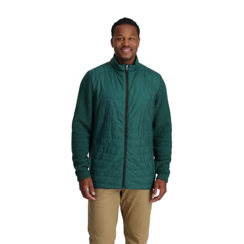 Spyder Herren Pursuit Insulator Jacket Fleecejacke, Cypress Green, L von Spyder