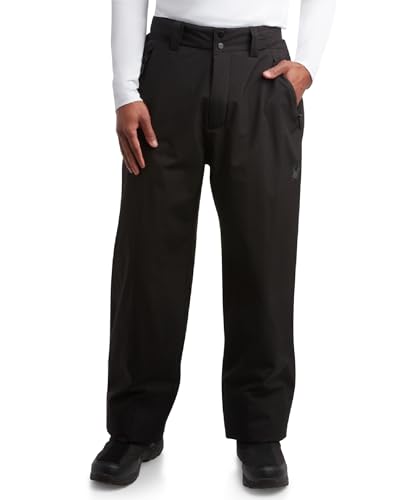 Spyder Herren Schneehose – Hochleistungs-Komfort-Stretch-isolierte Skihose – gemütliche Winterhose für Männer (S-XXL), Größe L, Schwarz von Spyder