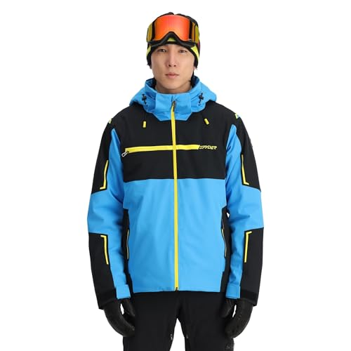 Spyder Herren Skijacke TITAN Regular Fit blau (296), L von Spyder