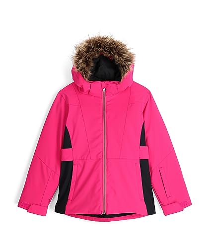 Spyder Mädchen Isolierte Lola Skijacke, Pink, 12 von Spyder