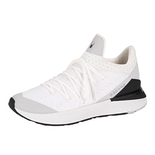 Spyder Men’s Tempo Sneakers, Pull-On, Stretch-Fit, Lightweight, Flexible, White, Size 10 von Spyder