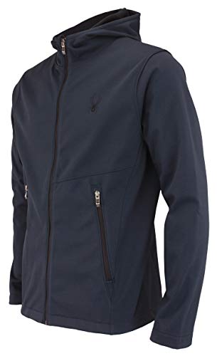 Spyder Men's Transform Hooded Soft Shell Jacket, Frontier Medium von Spyder