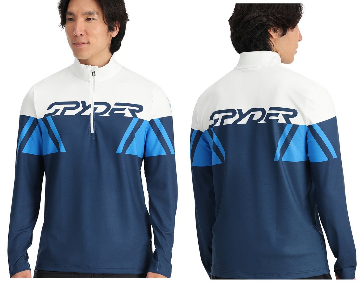 Spyder Rollkragenpullover Spyder Paramount 1/2 Zip Herren Skirolli Funktionsrolli 38A014410 TNV von Spyder