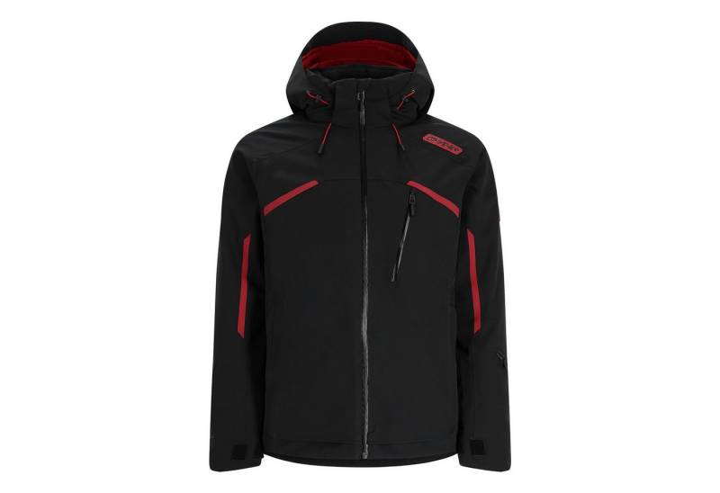 Spyder Skijacke Leader Jacket mit verstell- und abnehmbarem Schneefang von Spyder