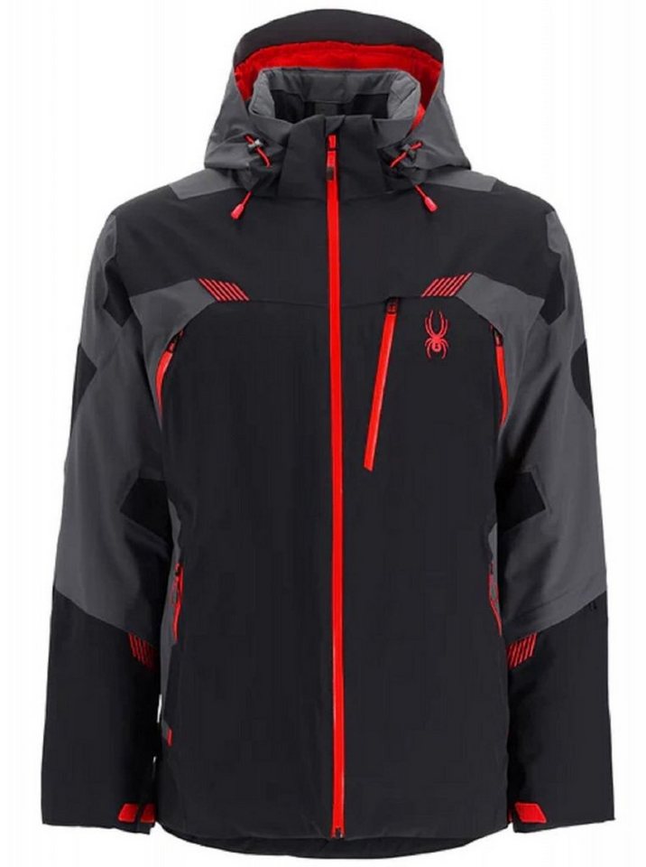 Spyder Skijacke Spyder Leader Herren Skijacke Winterjacke black volcano 221026 von Spyder