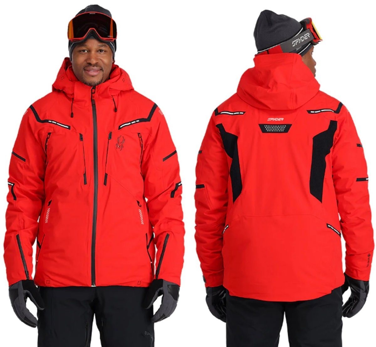 Spyder Skijacke Spyder Pinnacle GTX Herren Skijacke Winterjacke 38SA075315 Volcano von Spyder