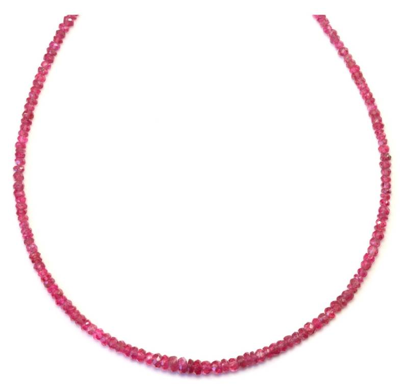 Red Spinell Halskette Facettierte Solid Strang Link Perlen 14K Gold Filled 18-Zoll-Naturstein Alltagskleidung Rosa Edelsteine Red Spinell Halskette Facettierte Solid Strang Link Perlen 14K Gold Filled 18-Zoll-Naturstein Alltagskleidung Rosa Edelsteine von Spyglassdesigns