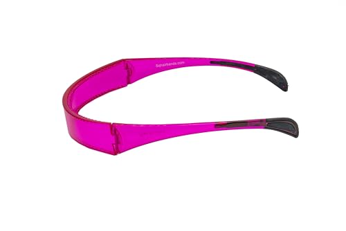 SqHair Das aufklappbare Kopfband passt wie eine Sonnenbrille und bietet Stil ohne Kopfschmerzen, Neon-Pink SqHair Das aufklappbare Kopfband passt wie eine Sonnenbrille und bietet Stil ohne Kopfschmerzen, Neon-Pink von SqHair