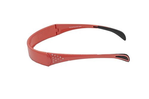 SqHair Das aufklappbare Kopfband passt wie eine Sonnenbrille und bietet Stil ohne Kopfschmerzen zu verursachen (Korallen-Kristalle) von SqHair