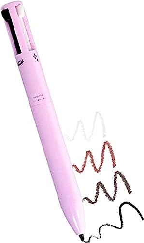 1 x rosa 4-in-1-Make-up-Stifte, Touch-Up-Stift, All-in-One-Make-up-Stift, wasserfest für Augen, Lippen und Gesicht, Highlight, Augenbrauenstift, Beauty-Stift für Make-up, Augenbrauenfarben und von SquarezhenBo