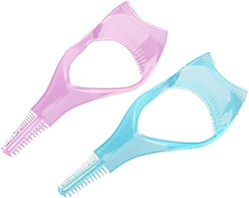 3 in 1 Mascara Shield Guard Wimpernbürste Lockenwickler Guide Applikator Kamm Make-up Werkzeug zufällige Farbe billig und langlebig von SquarezhenBo