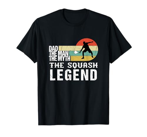 Vintage Squash Dad The Man The Myth Squash Gift T-Shirt von Squash Dad Vintage Squash Gift