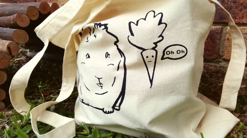 Super Süße Meerschweinchen Design Tasche/Einkaufstasche von SqueakyWear