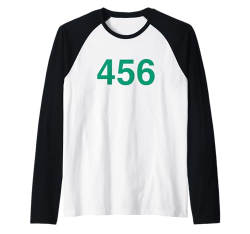 Herren Squid Game Player 456 Costume Raglan von Squid Game