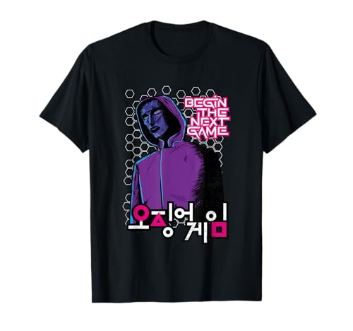 Squid Game Front Man Begin The Next Game Light Print T-Shirt von Squid Game