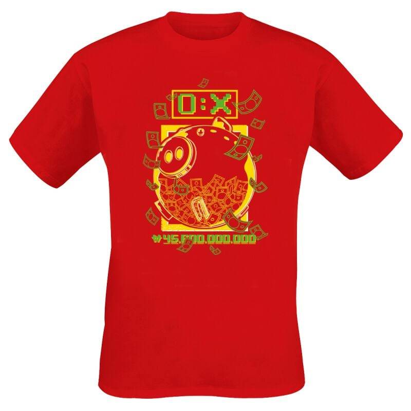 Squid Game Prize Money T-Shirt rot in S von Squid Game