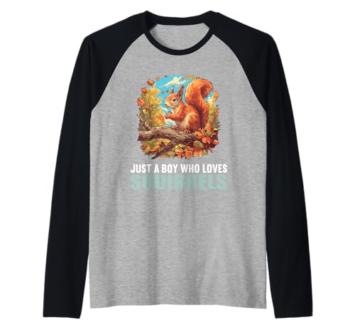 Herren Squirrel Eichhörnchen Raglan Herren Squirrel Eichhörnchen Raglan von Squirrel Eichhörnchen Tier Shop