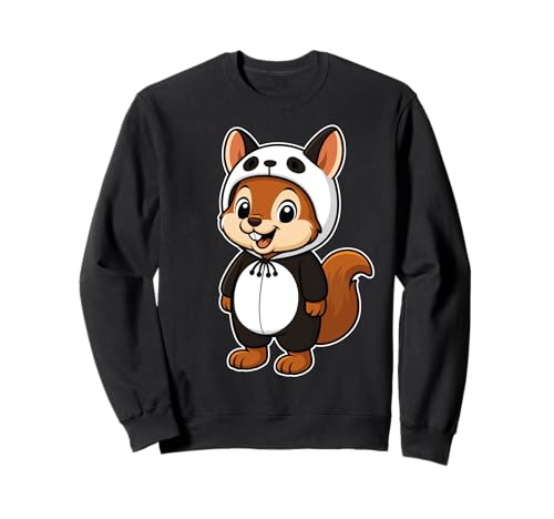 Kawaii Eichhörnchen im Panda Kostüm für Mädchen Kinder Eichhörnchen Sweatshirt Kawaii Eichhörnchen im Panda Kostüm für Mädchen Kinder Eichhörnchen Sweatshirt von Squirrel In Panda Costume Kawaii Design