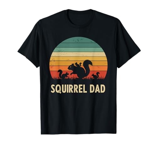 Vintage Eichhörnchen Papa Vater Opa Vatertag Herren Damen T-Shirt Vintage Eichhörnchen Papa Vater Opa Vatertag Herren Damen T-Shirt von Squirrel Lovers Fathers Day Costume for Men