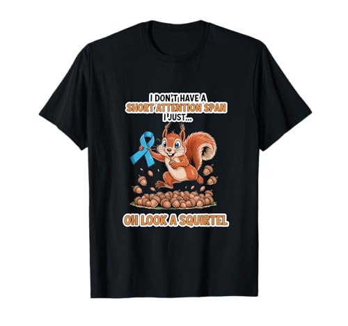 Lustiges ADHS-Eichhörnchen-Design für Männer und Frauen, Streifenhörnchen-Haustierliebhaber T-Shirt Lustiges ADHS-Eichhörnchen-Design für Männer und Frauen, Streifenhörnchen-Haustierliebhaber T-Shirt von Squirrelly Minds