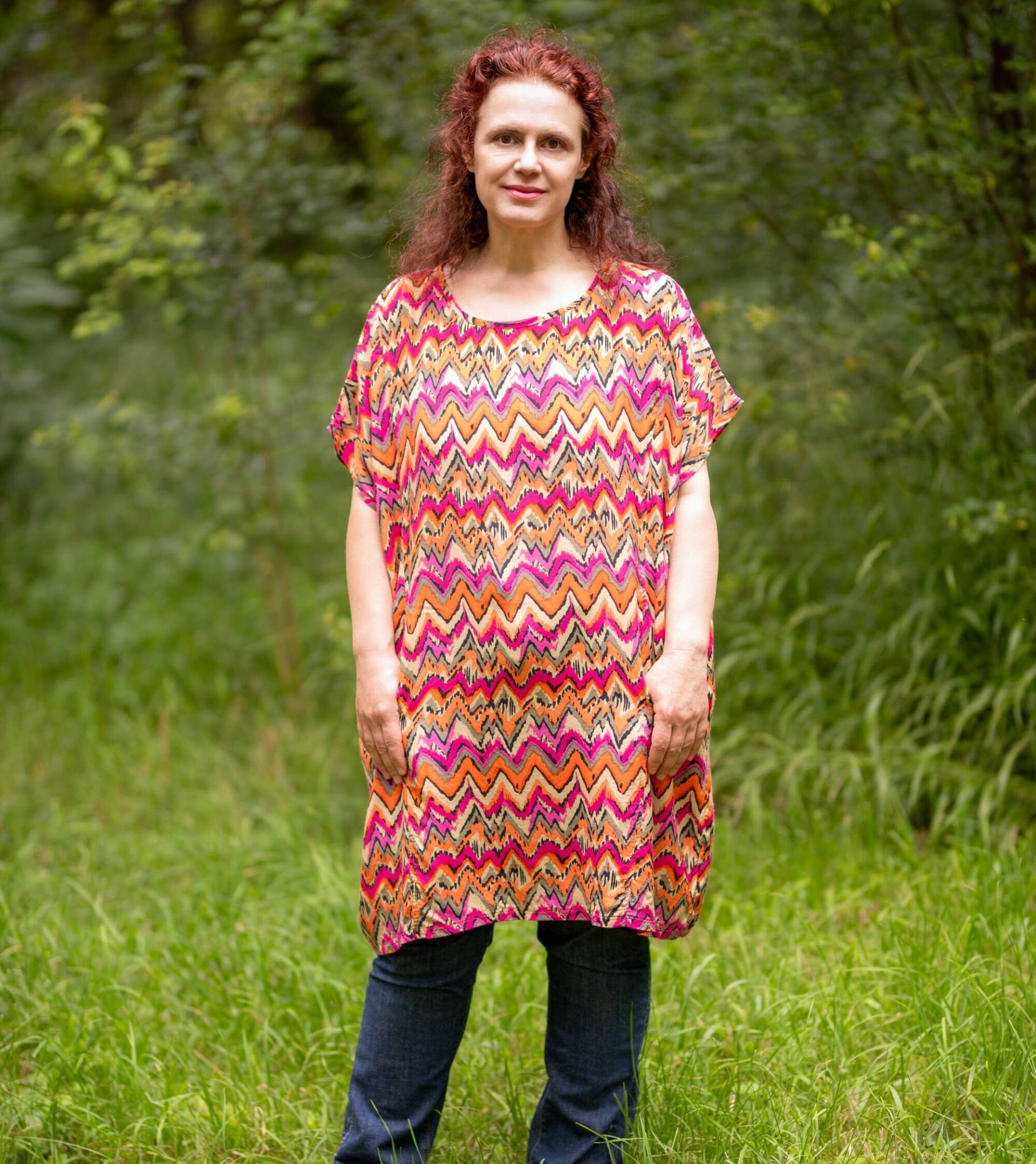 Bunte Ethno Tunika, Boho Hippie Festival Tunika von SquirrelsLoveBeads