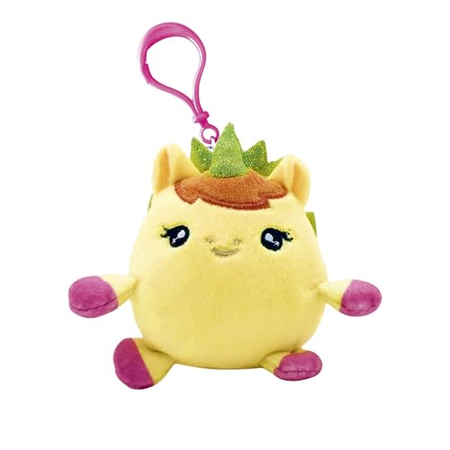 SquishPets Keychain Galupy Rainbow Unicorn - Kuscheltier Molly, Einhorn Plüschtier in einem Schlüsselanhänger, 6 cm von SquishPets