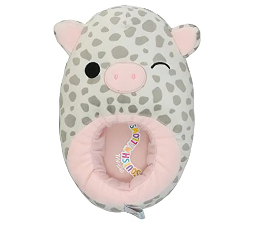 Squishmallow KellyToy Kinder Hausschuhe Plüsch, Schwein Rosie (6/7) von Squishmallows