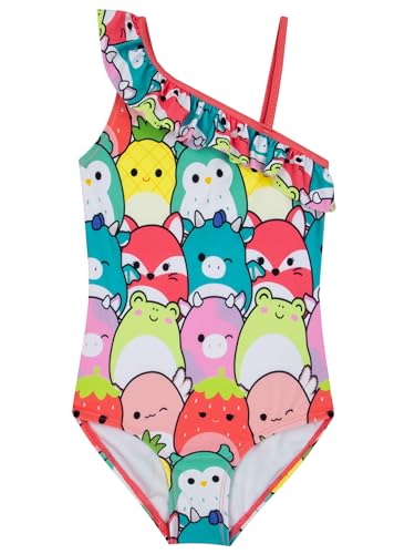 Squishmallows Badeanzug Kinder Mädchen, Rüschen Schwimmanzug Mädchen, Schwimmanzug Kinder, Mehrfarbig 128 Squishmallows Badeanzug Kinder Mädchen, Rüschen Schwimmanzug Mädchen, Schwimmanzug Kinder, Mehrfarbig 128 von Squishmallows