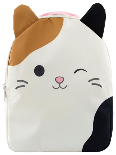 Squishmallows Mädchen Rucksack, Cam The Cat Kindergartenrucksack Mädchen, Süßer Schulrucksack, Rucksack Lässig, Einheitsgröße Crème von Squishmallows