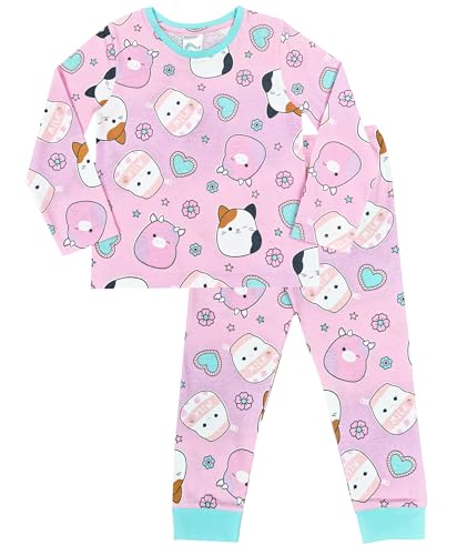 Squishmallows Mädchen-Schlafanzug, Nachtwäsche, mehrfarbig, 11-12 Years von Squishmallows