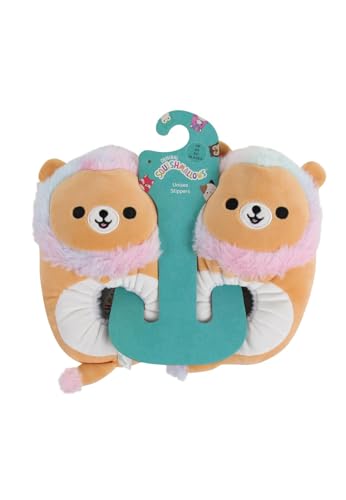 Squishmallows Kinderschuhe - Lola Unicorn - weiche warme komfortable Hausschuhe Plüschslipper 32-33 von Squishmallows