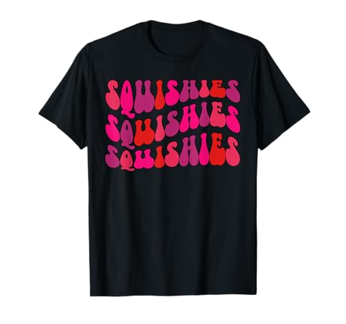 Retro Mädchen – Kinder Groovy Squishies Cute Pink Text Squishy T-Shirt Retro Mädchen – Kinder Groovy Squishies Cute Pink Text Squishy T-Shirt von Squishy Slime Rainbow Fun