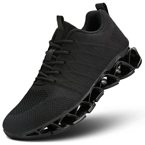 Damen-Laufschuhe, modische Sneaker, Slipper, Tennis, Walking, athletische Schuhe, Z77 Black, 39 EU von Srenket