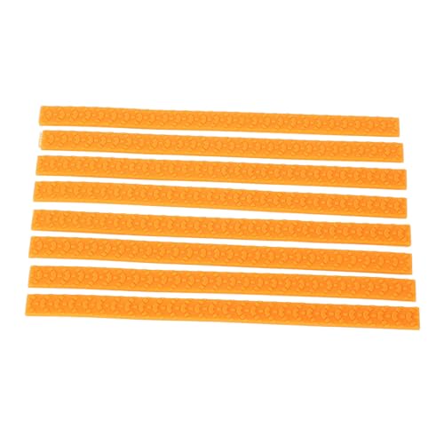 2pcs Silikon -Gepäckrad -Radbezüge Geräuschreduzierung, Kratzer, Einfache Installation von Kofferrädern für das Reisen mit Klebeband, Kompatibel mit den Meisten Größen (Orange) von Srliya